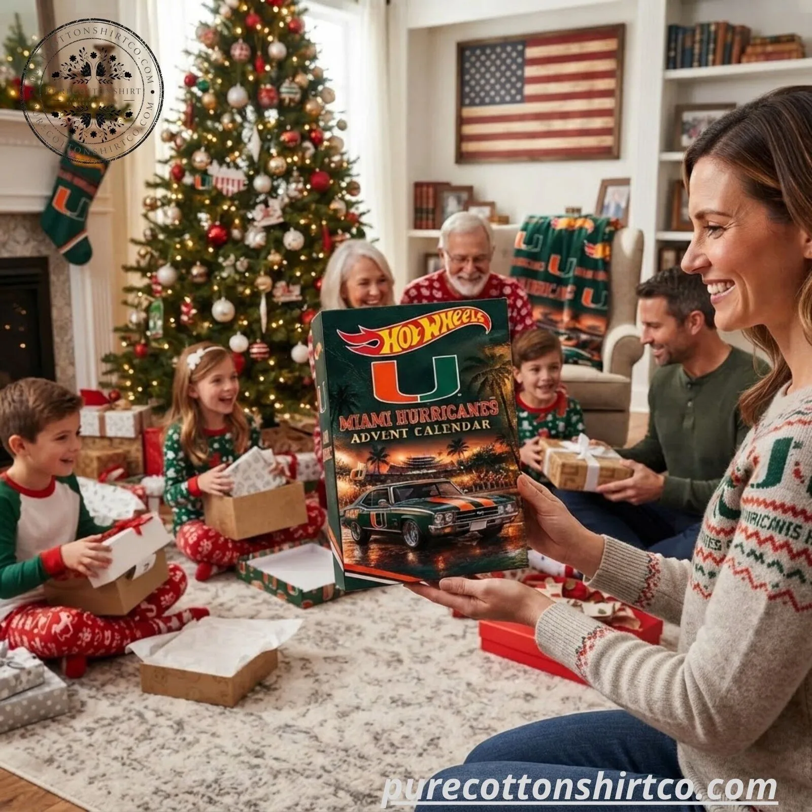 Miami Hurricanes Hot Wheels Advent Calendar 7 Miami Hurricanes Hot Wheels Advent Calendar