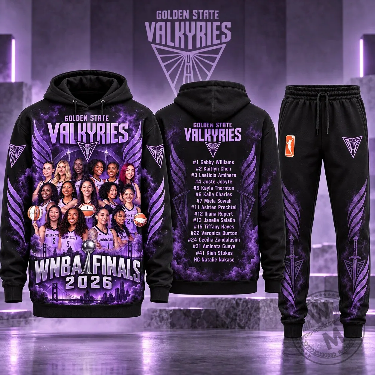Golden State Valkyries WNBA Finals 2026 Championship Run Hoodie