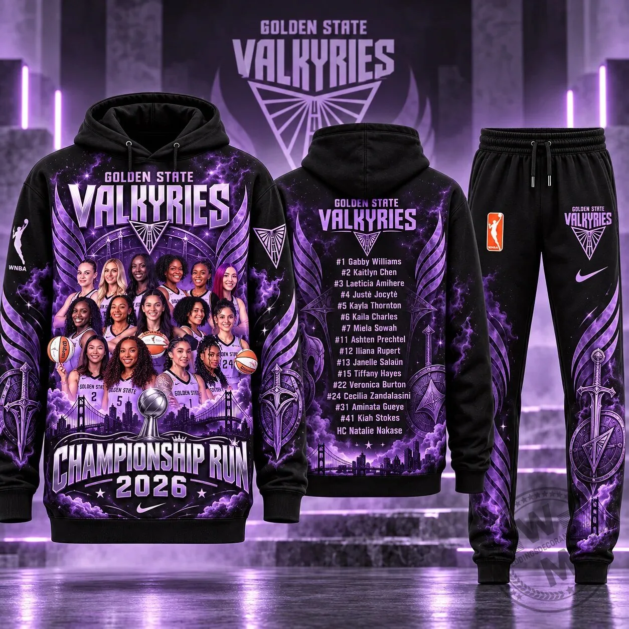 Golden State Valkyries WNBA Finals 2026 Championship Run Hoodie 3 Golden State Valkyries WNBA Finals 2026 Championship Run Hoodie