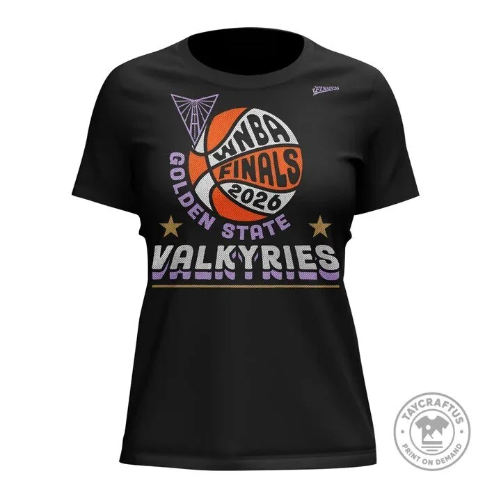 WNBA Finals 2026 Golden State Valkyries Basketball Team Black T-Shirt 4 WNBA Finals 2026 Golden State Valkyries Basketball Team Black T-Shirt