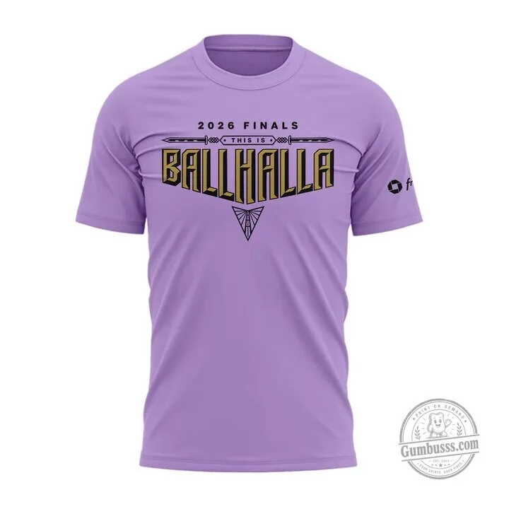 WNBA Basketball T-Shirt for Golden State Valkyries 2026 Finals at Ballhalla 4 WNBA Basketball T-Shirt for Golden State Valkyries 2026 Finals at Ballhalla