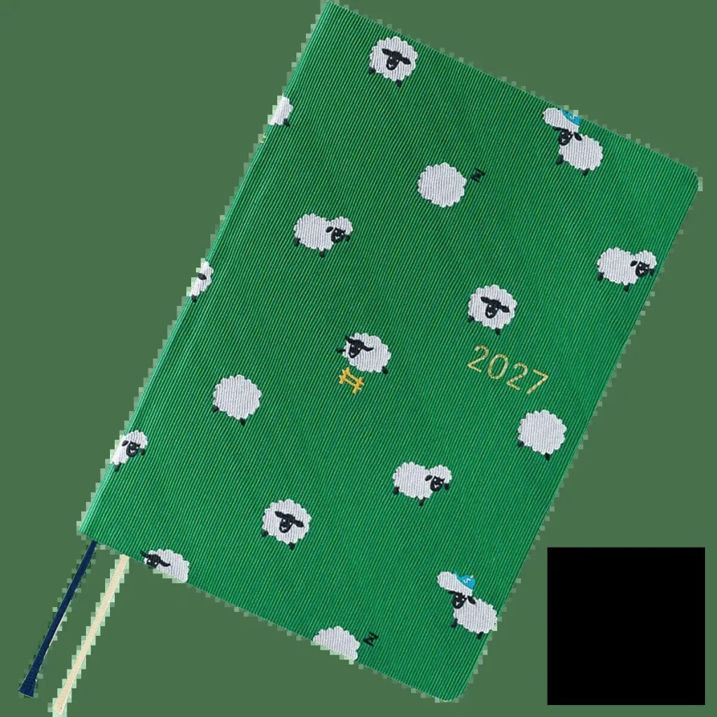 Hobonichi HON Light Hardcover Japanese Book Bow and Tie Sheep Sheep Sheep 2027 Calendar 38 Hobonichi HON Light Hardcover Japanese Book Bow and Tie Sheep Sheep Sheep 2027 Calendar