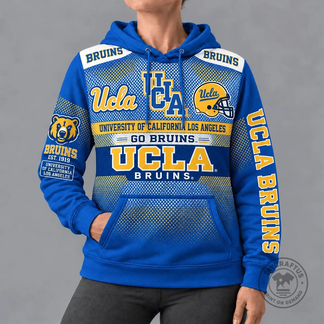 UCLA Bruins University of California Los Angeles Football Hoodie