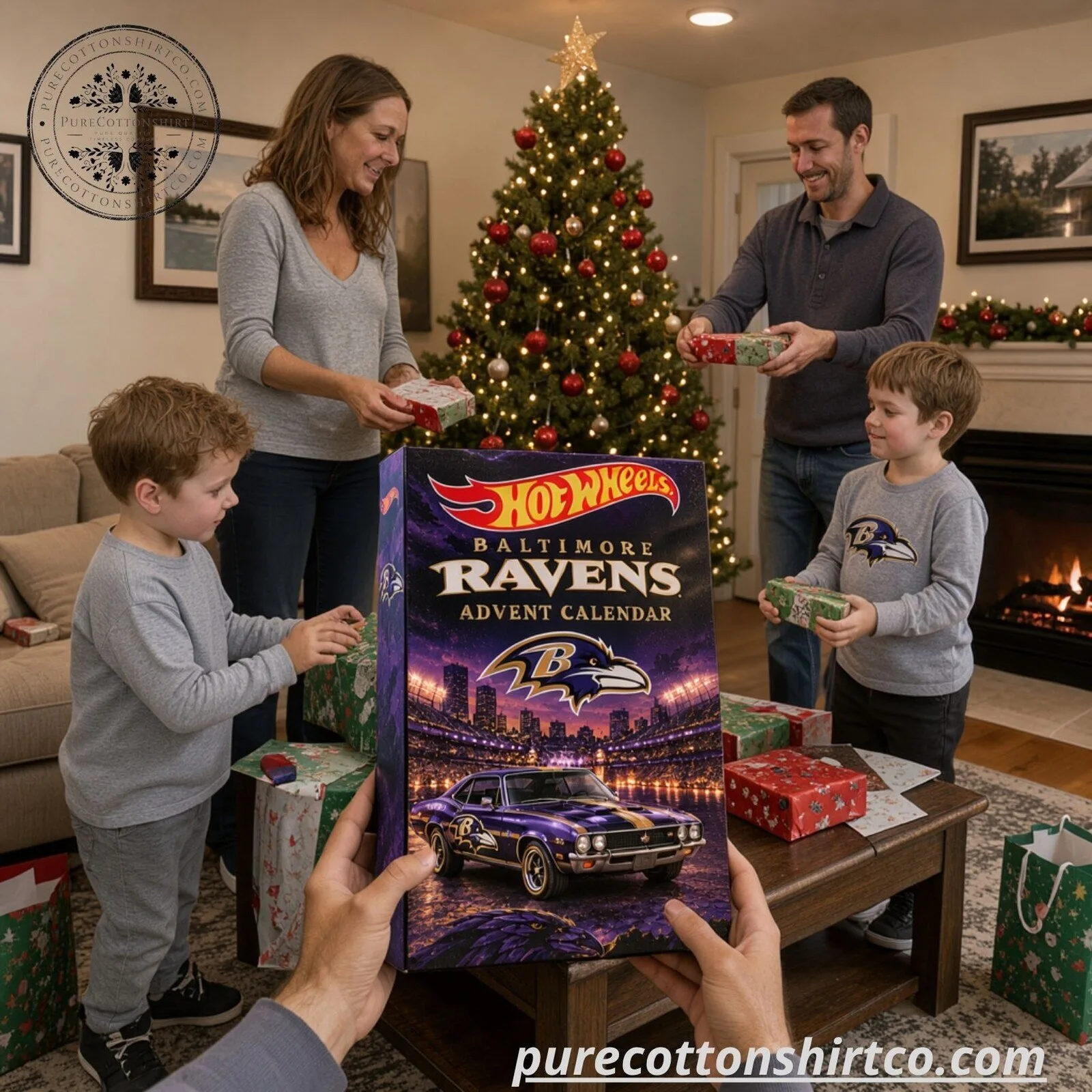 Hot Wheels Baltimore Ravens Advent Calendar 4 Hot Wheels Baltimore Ravens Advent Calendar