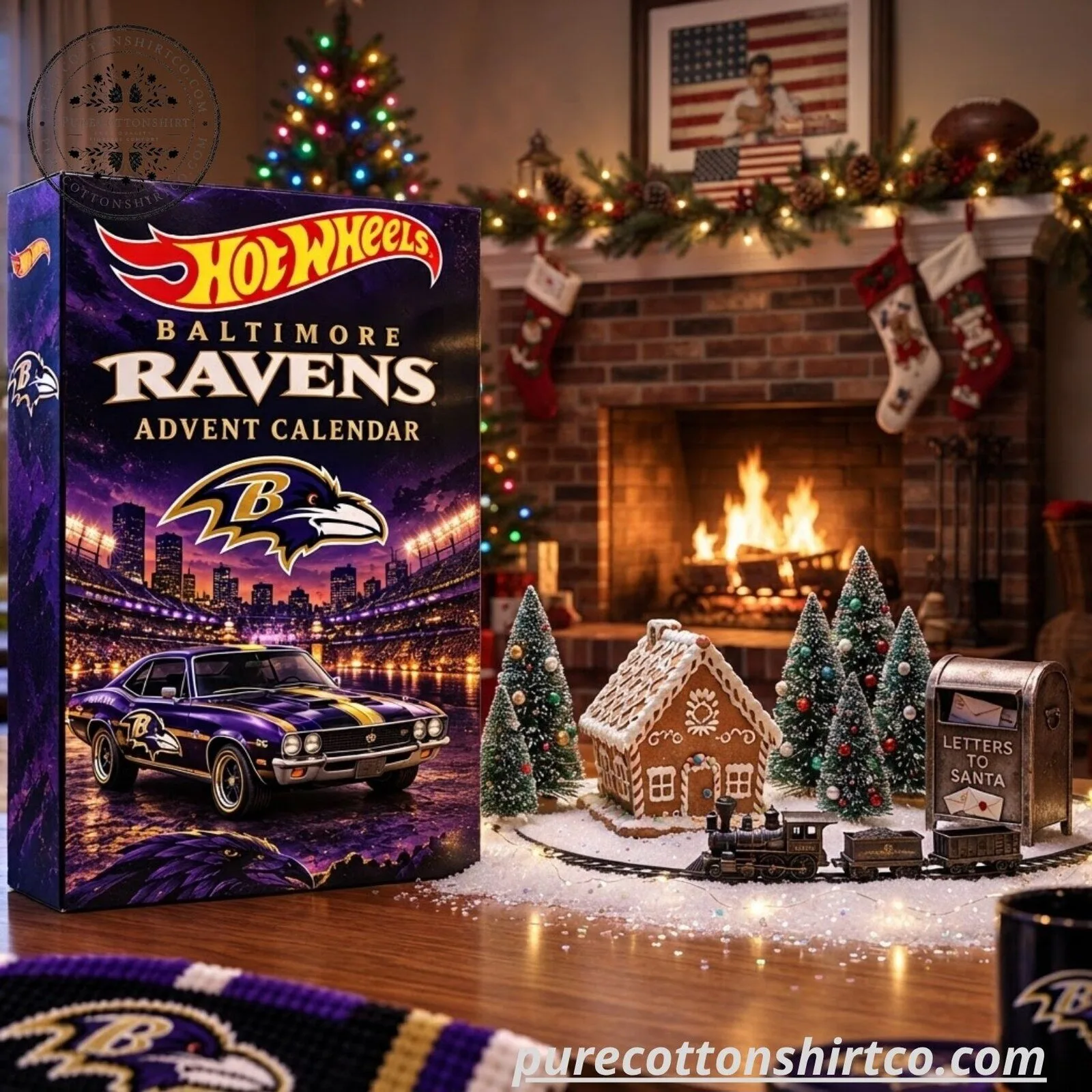 Hot Wheels Baltimore Ravens Advent Calendar 5 Hot Wheels Baltimore Ravens Advent Calendar