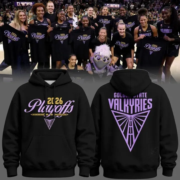 2026 Playoffs Hoodie for Fans of Golden State Valkyries Basketball