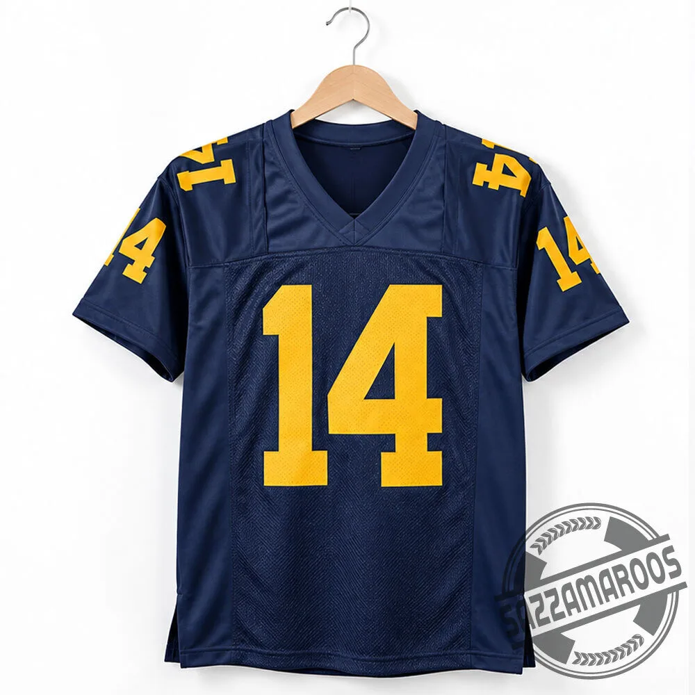 Tommy Carr Autographed Michigan Wolverines Football Jersey 5 Tommy Carr Autographed Michigan Wolverines Football Jersey