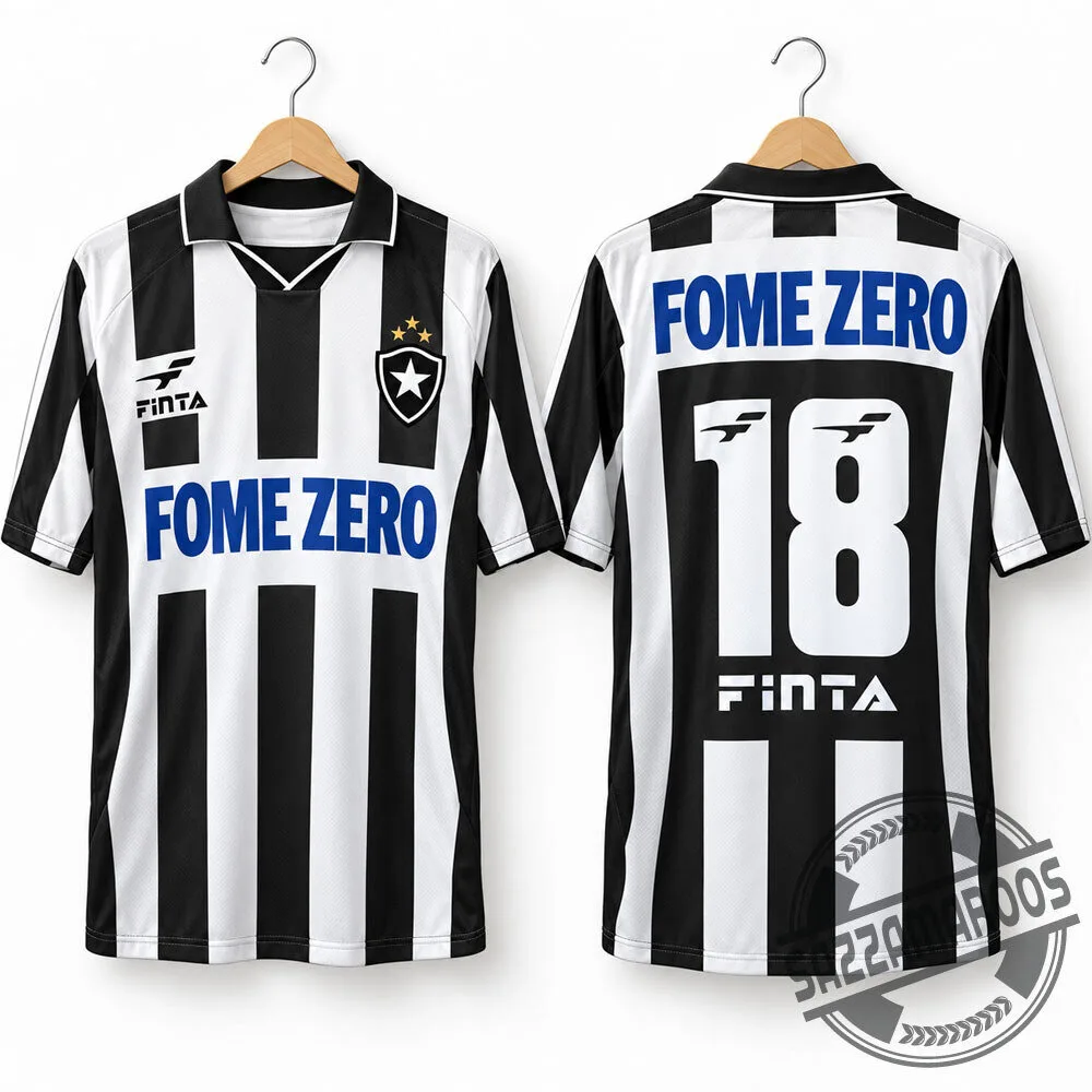 Botafogo 2003 Home Shirt #18 Fome Zero Jersey Shirt 4 Botafogo 2003 Home Shirt #18 Fome Zero Jersey Shirt
