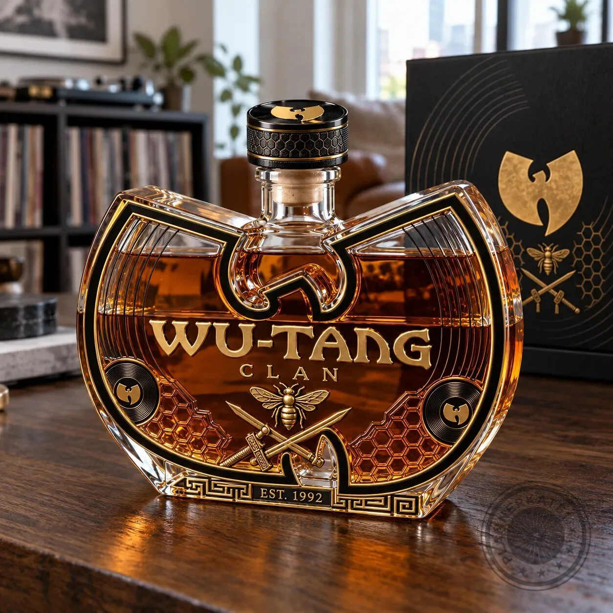 Wu-Tang Clan Whiskey Bottle Decanter