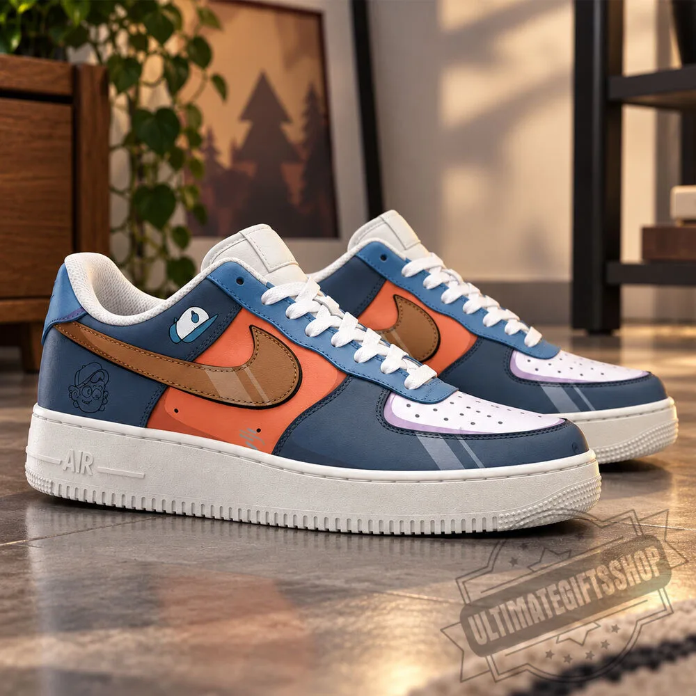 Gravity Falls Dipper Pines Custom Nike Air Force 1 Sneakers Shoes 4 Gravity Falls Dipper Pines Custom Nike Air Force 1 Sneakers Shoes