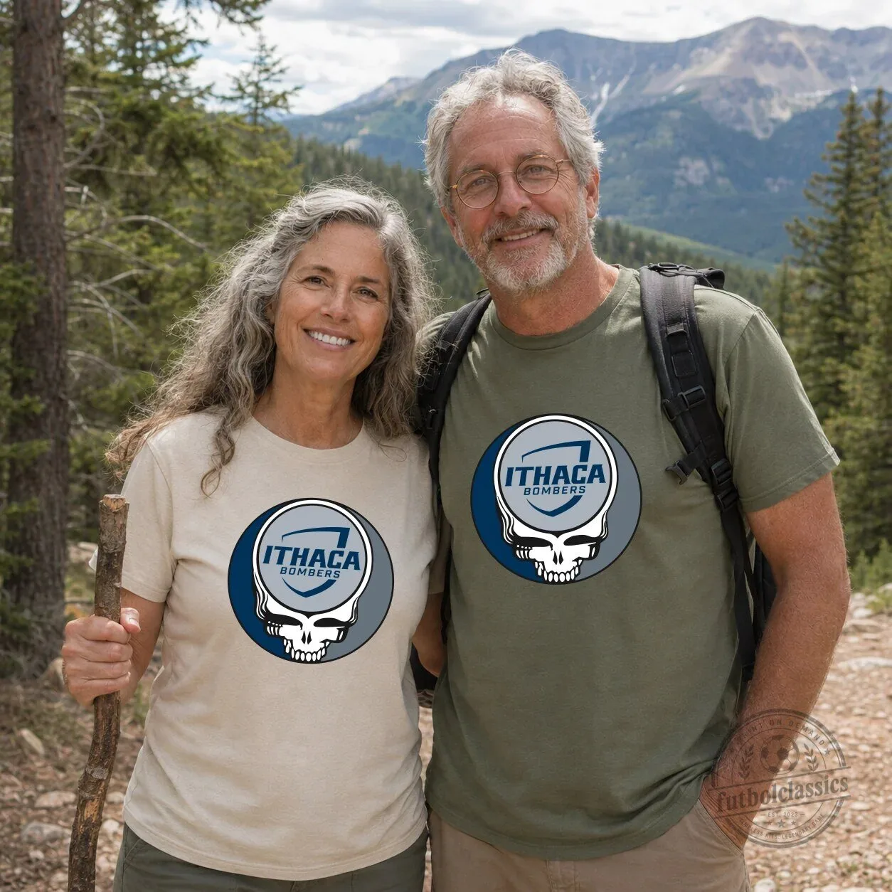 Ithaca Bombers Grateful Dead Steal Your Face College T-Shirt