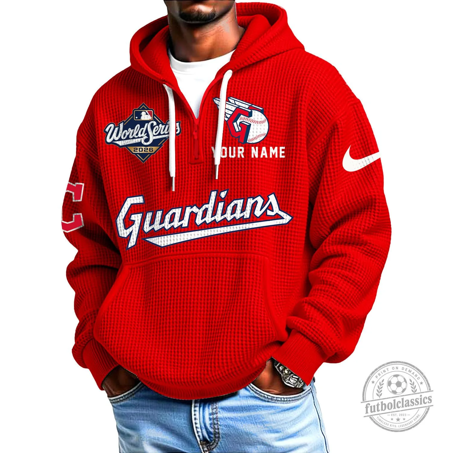 Cleveland Guardians World Series 2026 Baseball Red Hoodie