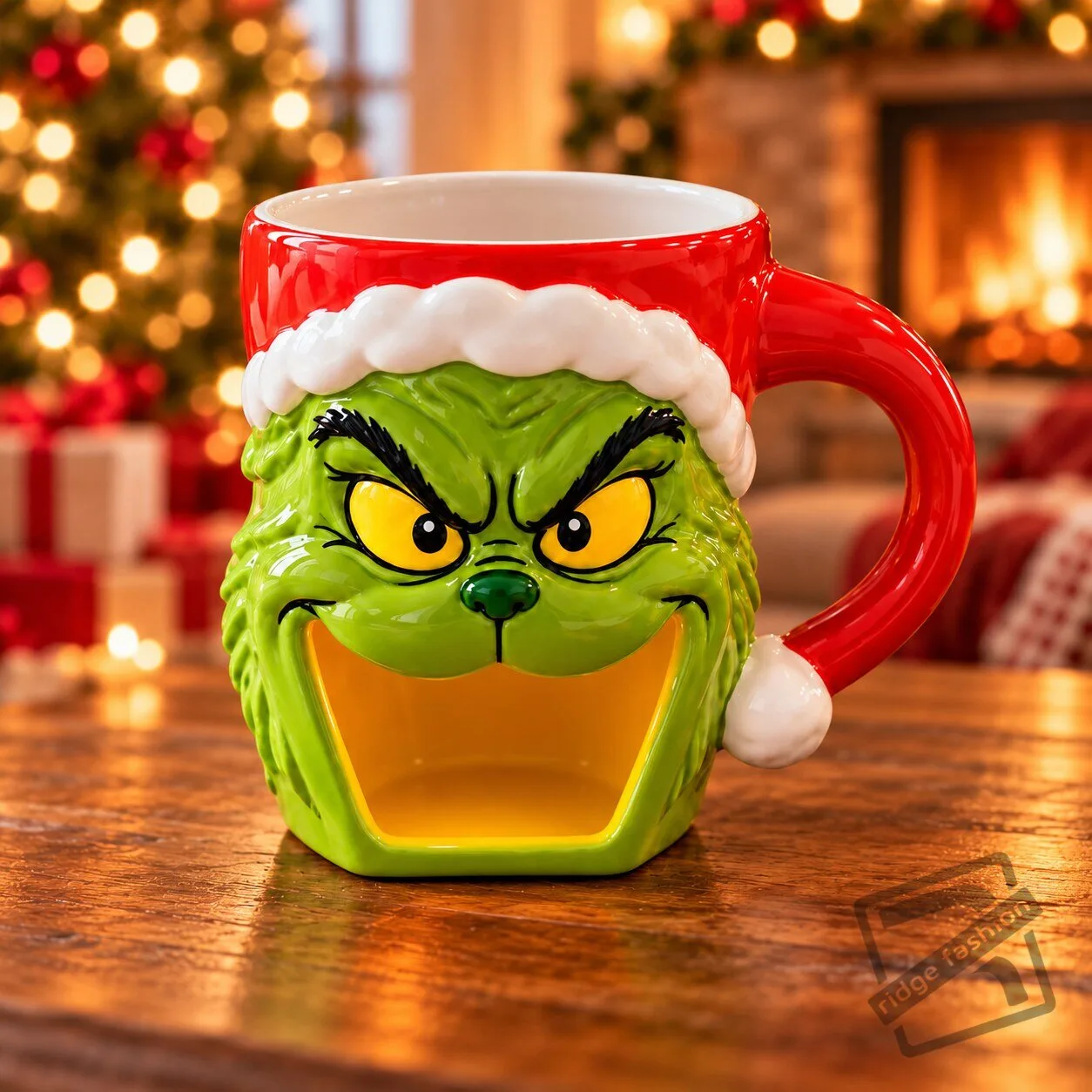 Grinch Christmas Fondue Mug – 2-in-1 Ceramic Chocolate Fondue Mug 5 Grinch Christmas Fondue Mug – 2-in-1 Ceramic Chocolate Fondue Mug product view