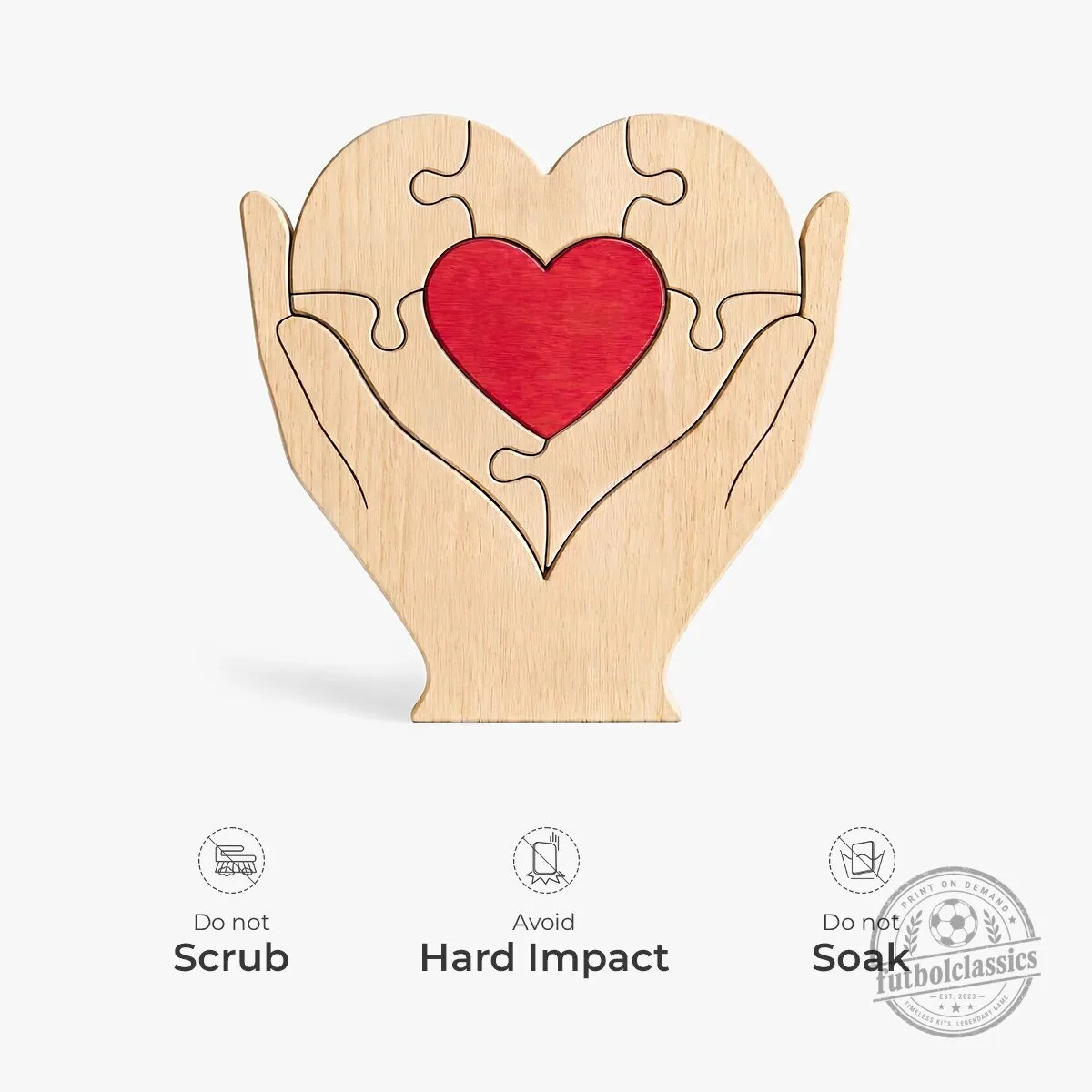 Personalized Family Heart Shaped Wooden Art Puzzle for Parents 10 Personalized Family Heart Shaped Wooden Art Puzzle for Parents