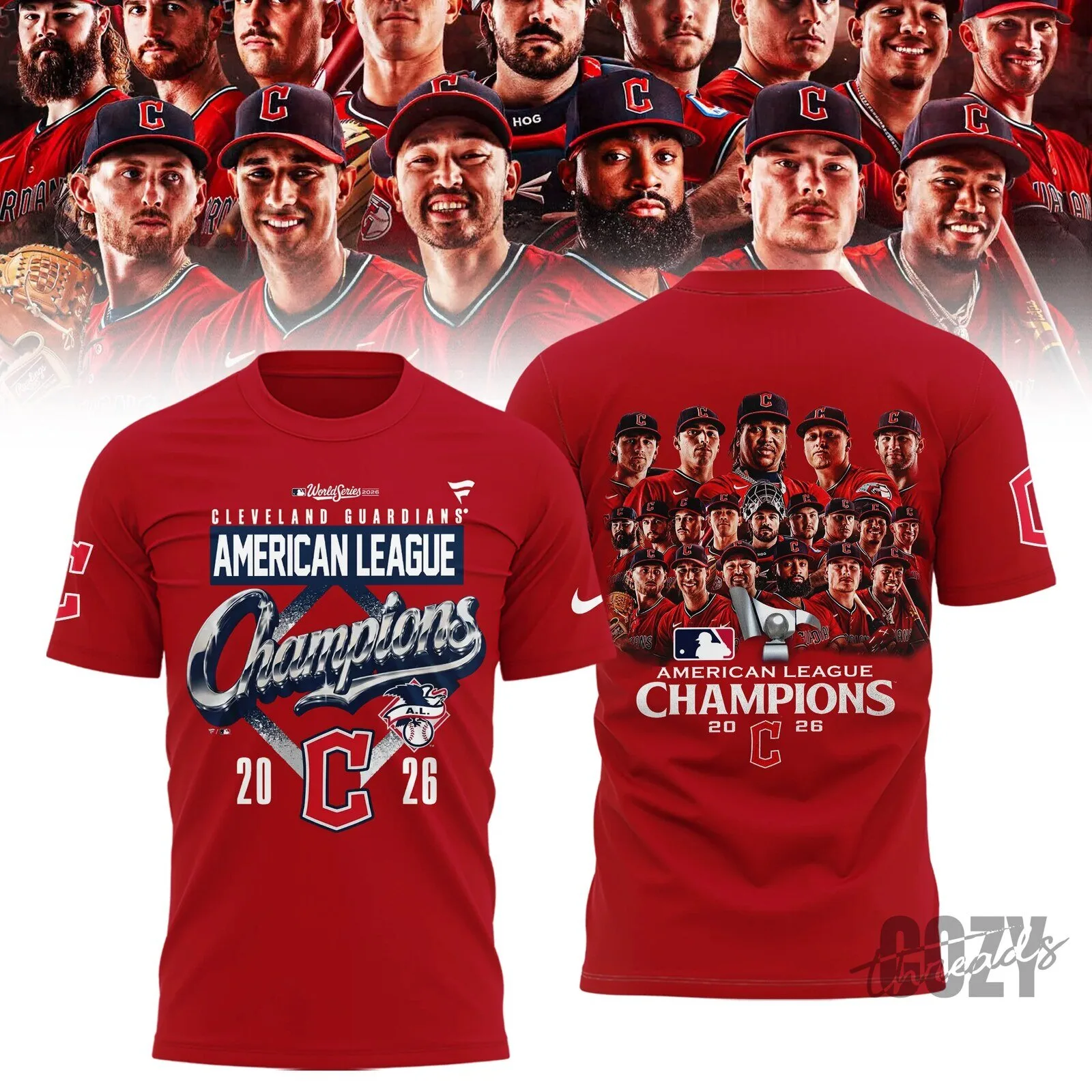 2026 Champions T-Shirt - Cleveland Guardians of the American League
