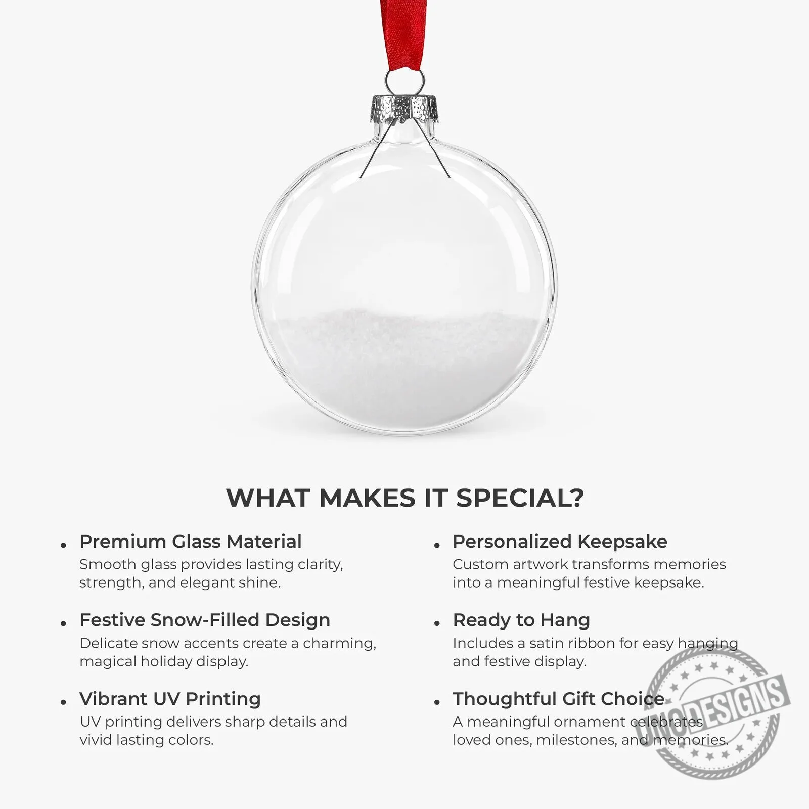 Christmas Tree Ornament Featuring a Personalized Snowman Couple Aging Together 9 Christmas Tree Ornament Featuring a Personalized Snowman Couple Aging Together