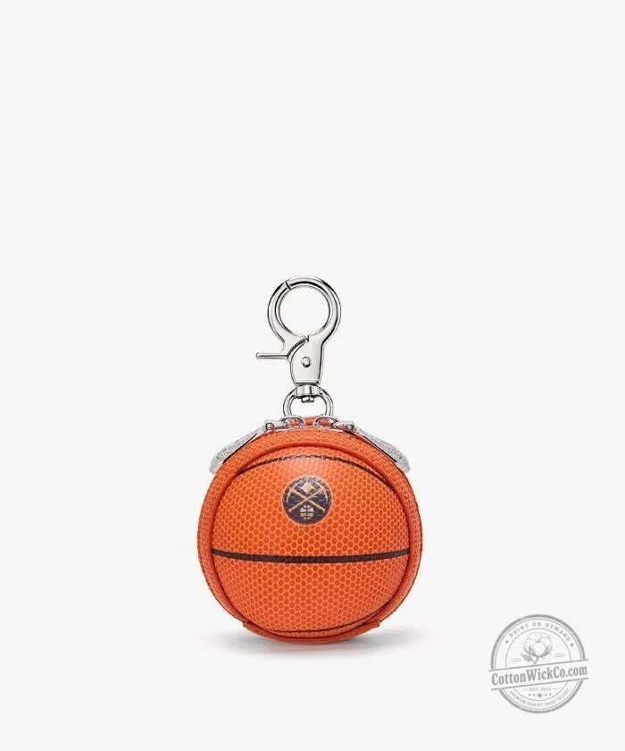 Denver Nuggets Basketball Mini Pouch Keychain for NBA Fans