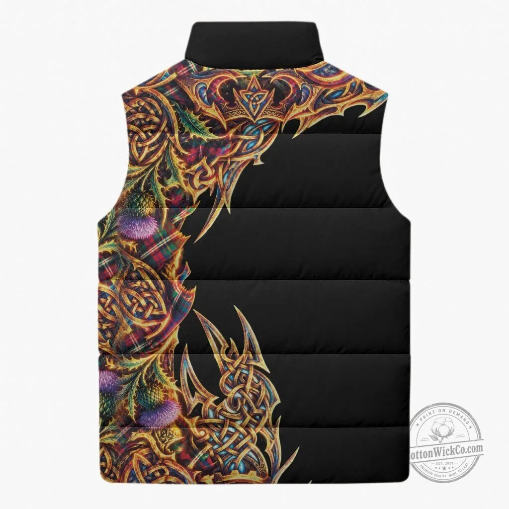 Scottish Celtic Lion All A Gu Brath Puffer Vest Jacket 6 Scottish Celtic Lion All A Gu Brath Puffer Vest Jacket
