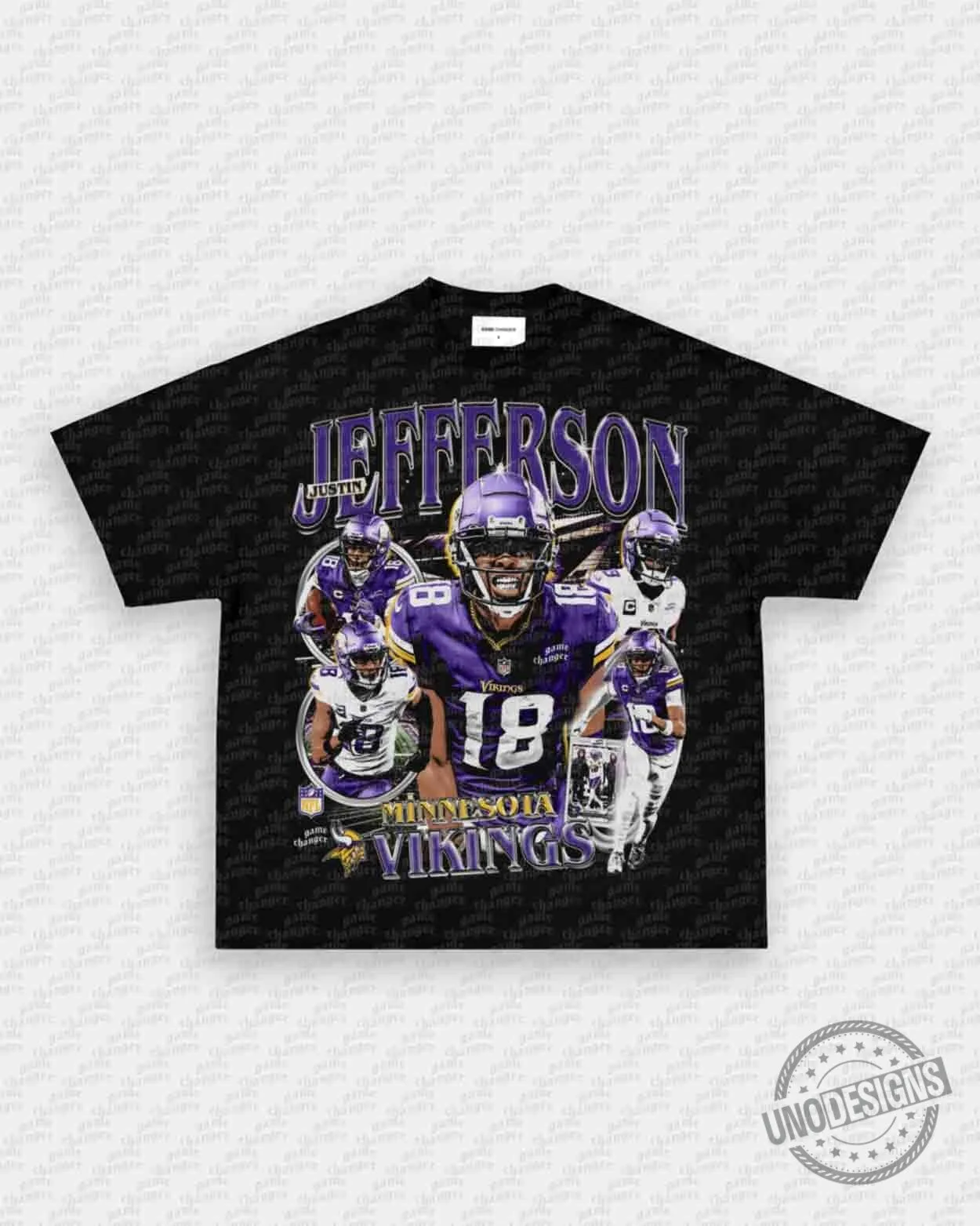Justin Jefferson Minnesota Vikings Football Team Graphic T-Shirt