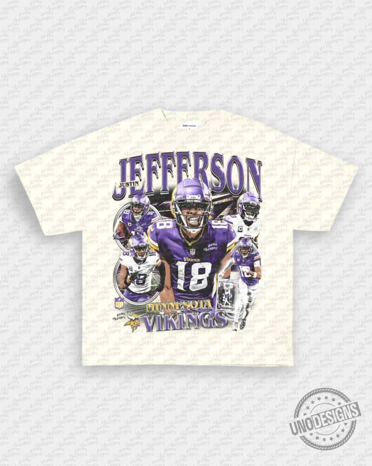 Justin Jefferson Minnesota Vikings Football Team Graphic T-Shirt 6 Justin Jefferson Minnesota Vikings Football Team Graphic T-Shirt