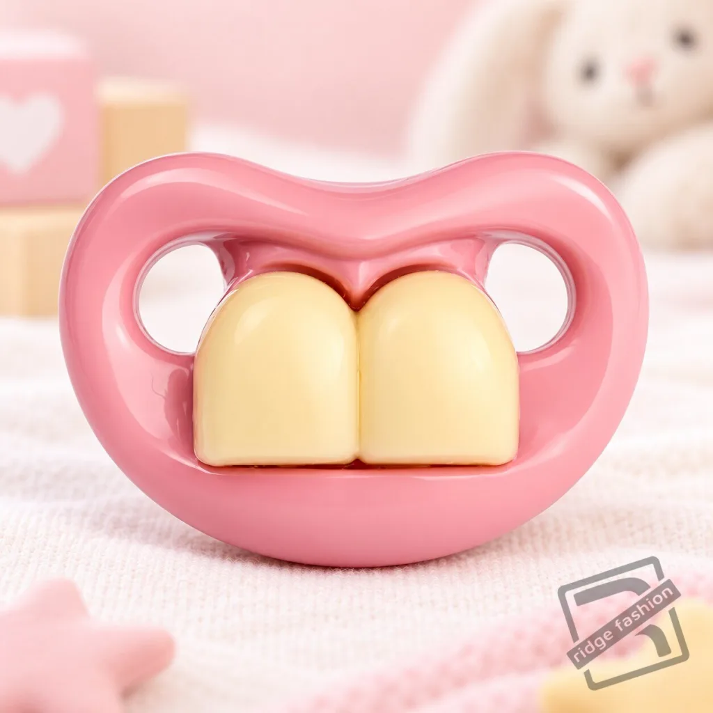 "Top Hilarious Gifts: Buck Teeth Pacifier and Bikini Can Koozie" 17 Highpeak Funny Buck Teeth Pacifier