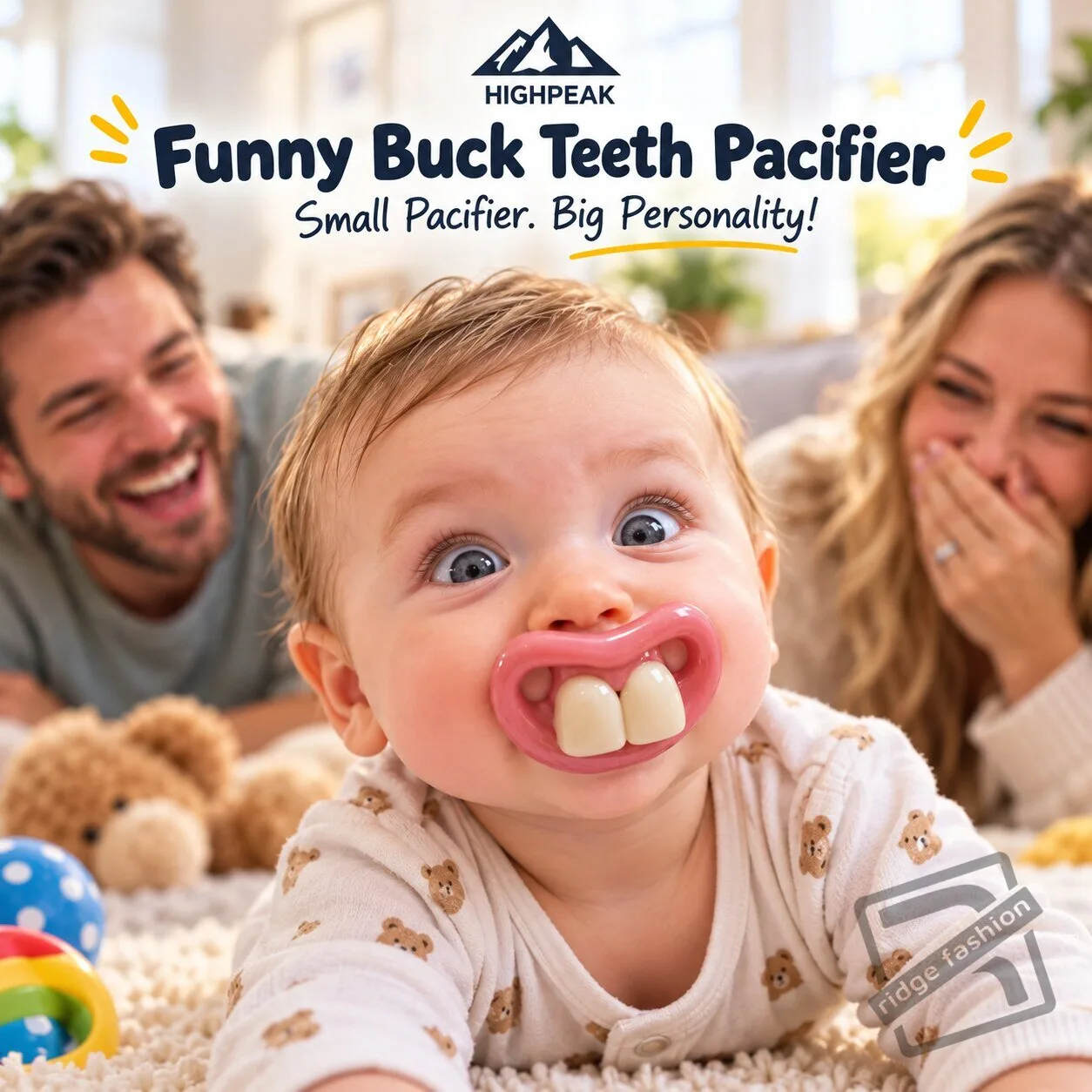 Highpeak Funny Buck Teeth Pacifier 4 Highpeak Funny Buck Teeth Pacifier product view