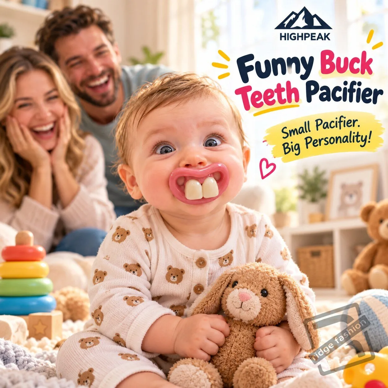 Highpeak Funny Buck Teeth Pacifier 5 Highpeak Funny Buck Teeth Pacifier product view