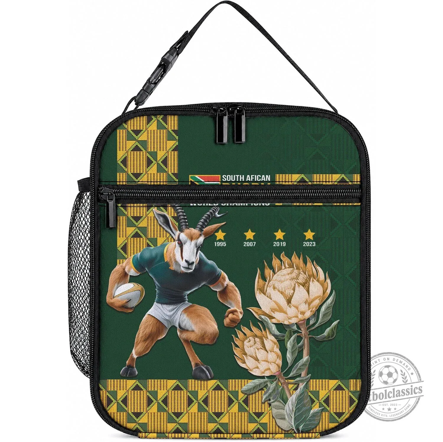 South Africa Rugby World Champions Springboks Lunch Bag 2 South Africa Rugby World Champions Springboks Lunch Bag