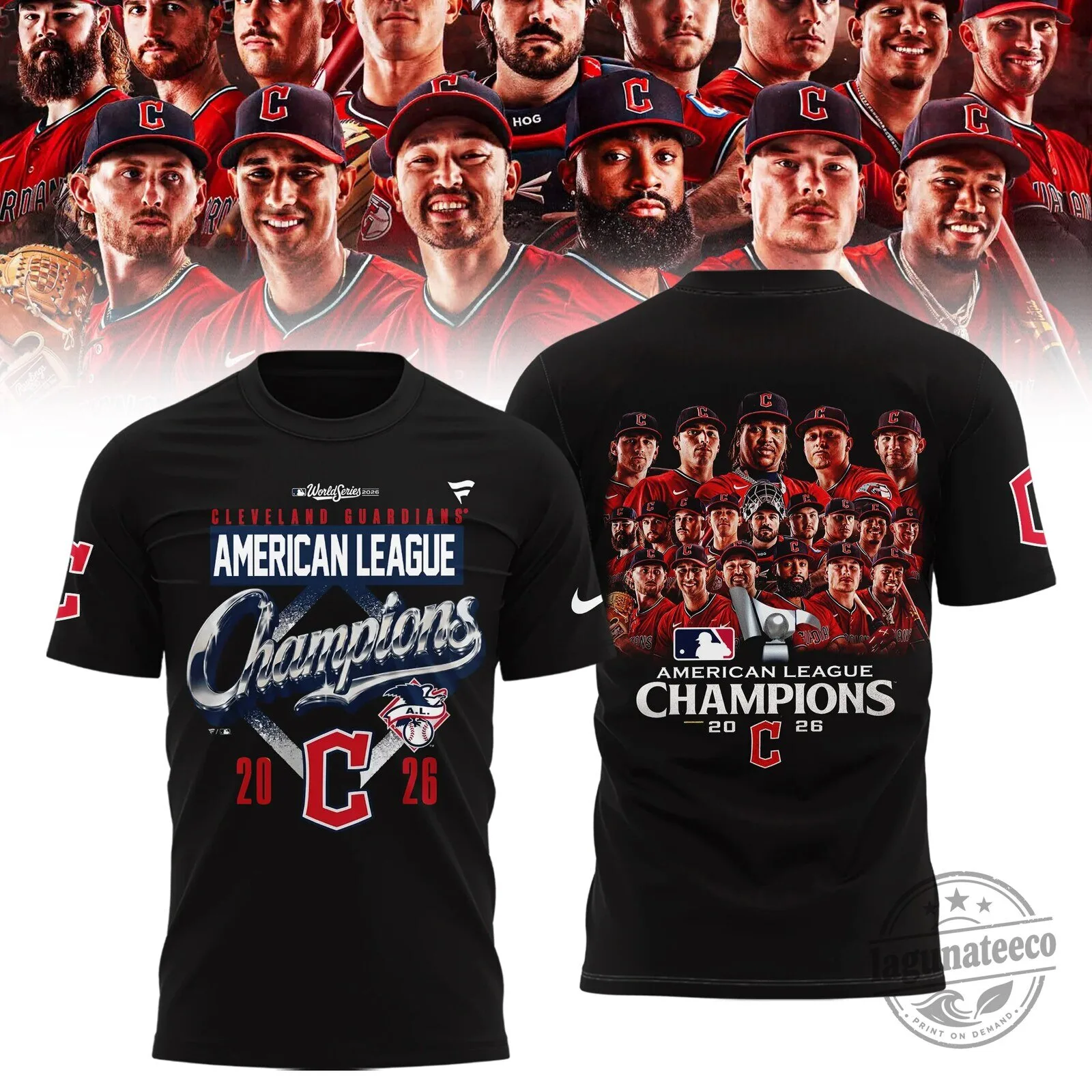 2026 Champions T-Shirt - American League Cleveland Guardians