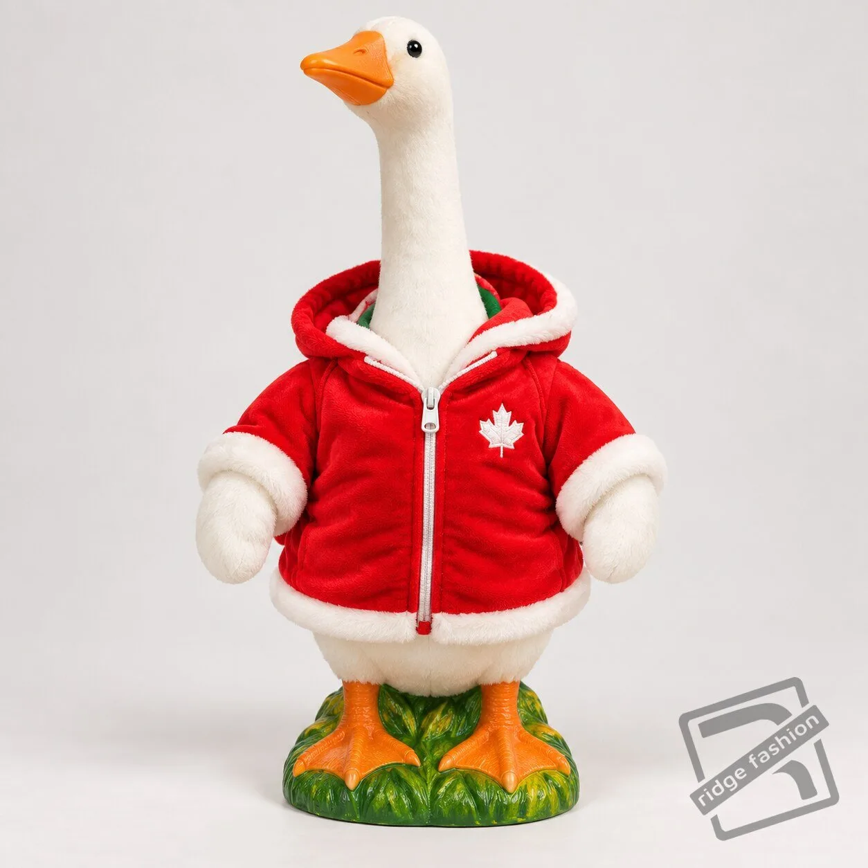 Festive Christmas Lawn Goose Statue Outfit Set – Holiday Porch Goose Decor Christmas Lawn Goose Outfit Set – Festive Holiday Porch Decor – image 4 of 9