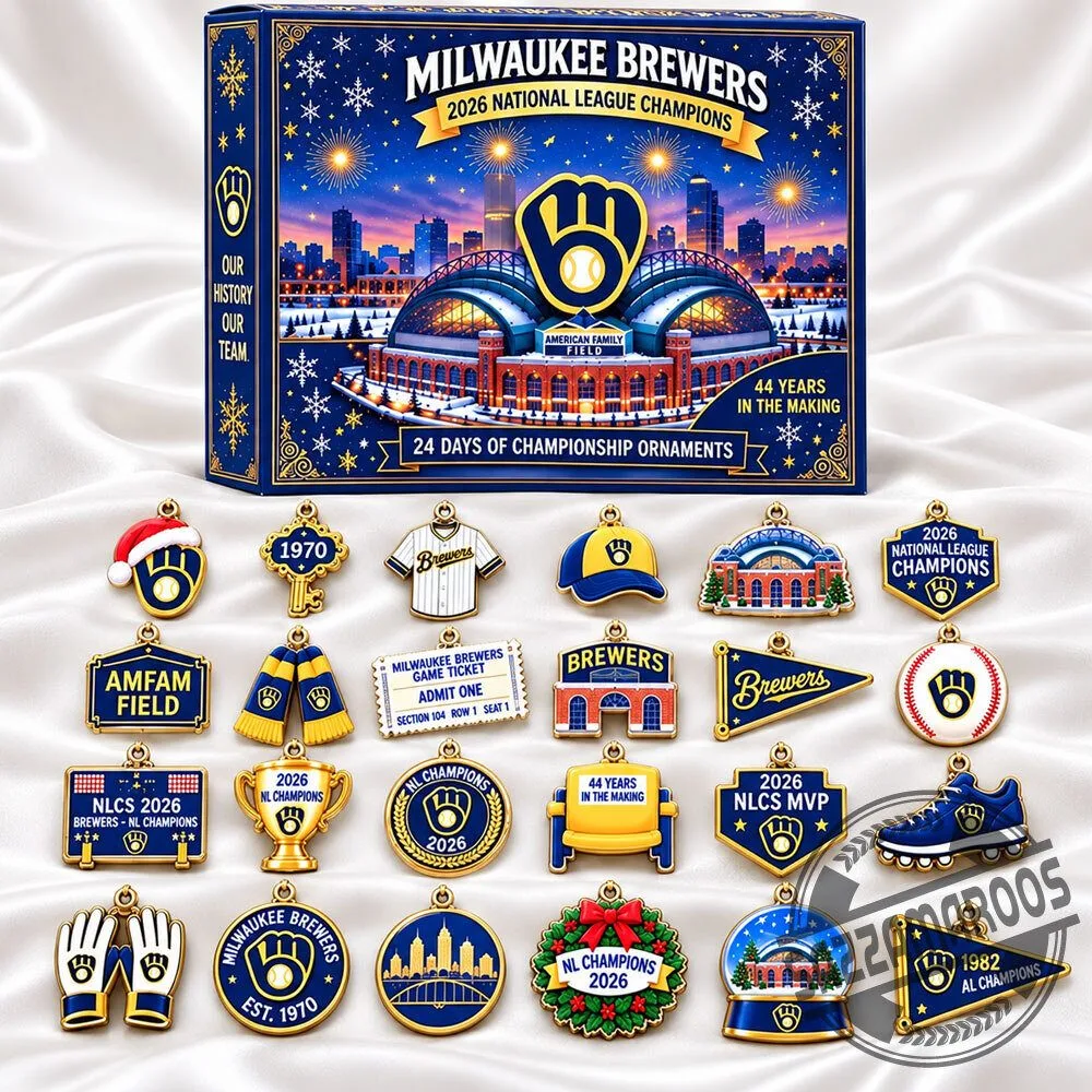 Milwaukee Brewers 2026 NL Champions Christmas Advent Calendar 3 Milwaukee Brewers 2026 NL Champions Christmas Advent Calendar