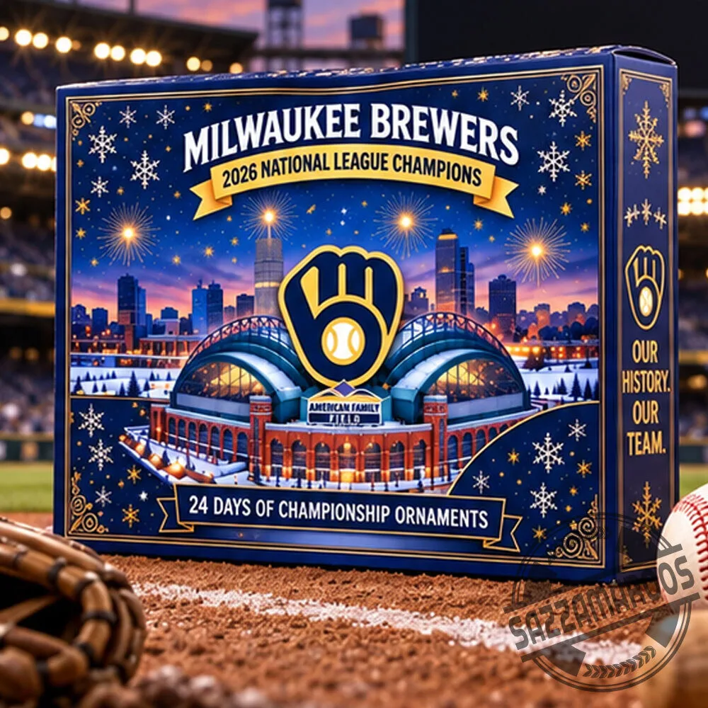 Milwaukee Brewers 2026 NL Champions Christmas Advent Calendar 5 Milwaukee Brewers 2026 NL Champions Christmas Advent Calendar