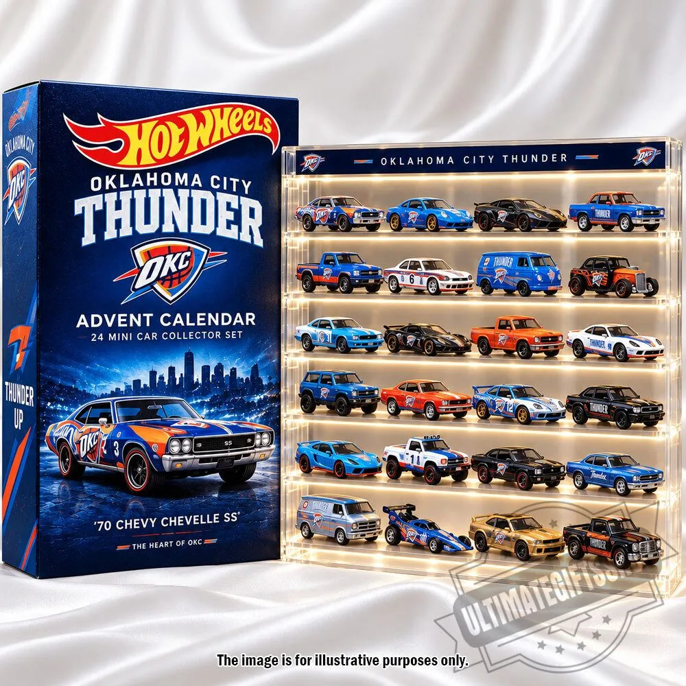 Hot Wheels Oklahoma City Thunder Advent Calendar