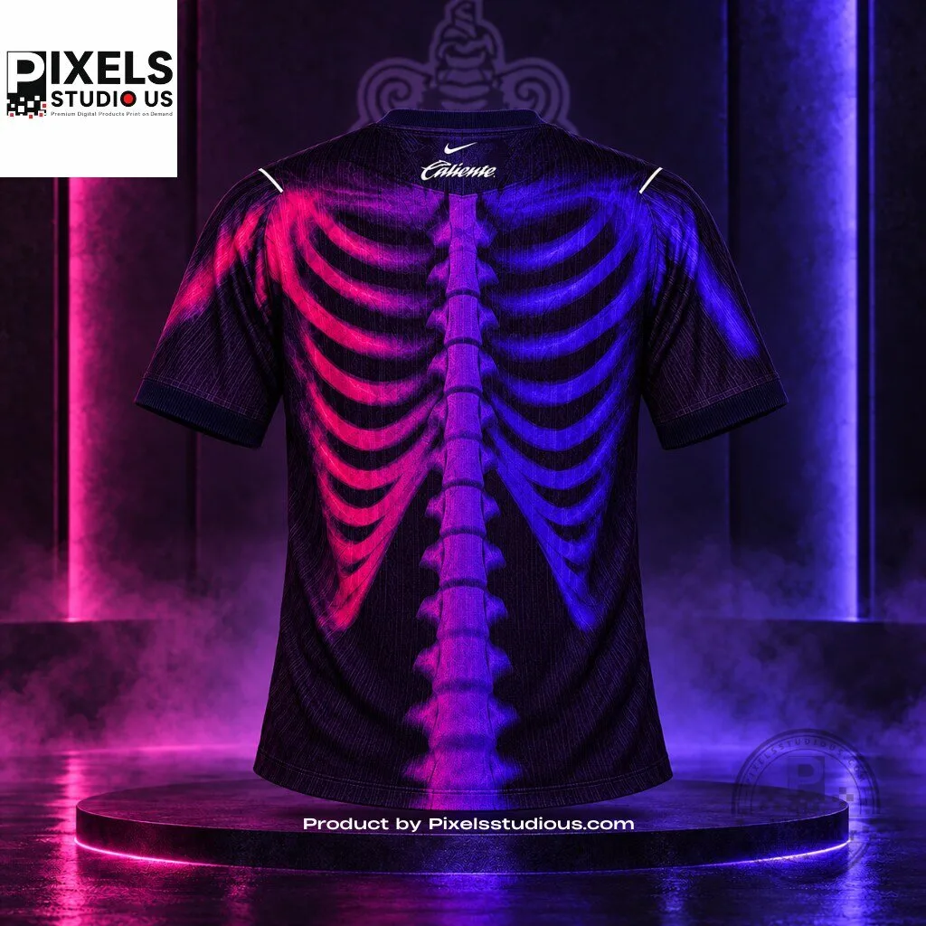 Chivas de Guadalajara x Nike Dia de Muertos 4th Concept Jersey 10 Chivas de Guadalajara x Nike Dia de Muertos 4th Concept Jersey 3D shirt or sports jersey with all-over print design