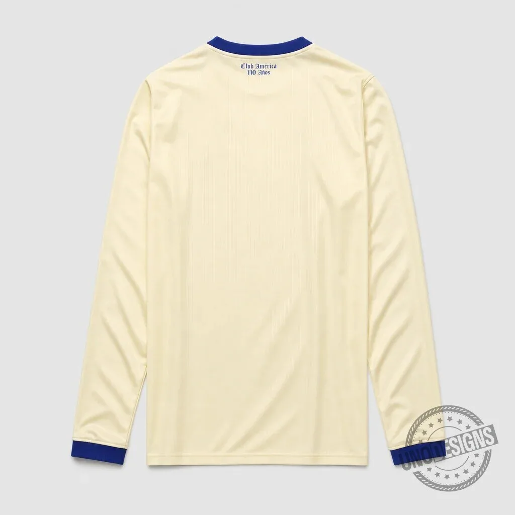 Club America 110th Anniversary Special Edition Long Sleeve Soccer Jersey 3 Club America 110th Anniversary Special Edition Long Sleeve Soccer Jersey