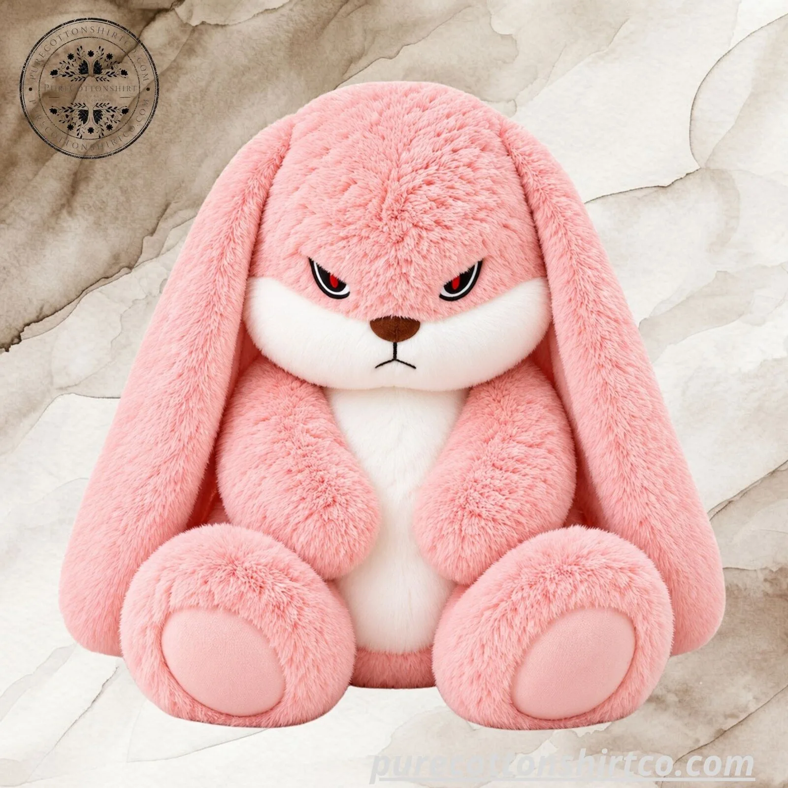 Cute Angry Lop Ear Bunny Plush Toy - Fluffy Grumpy Rabbit Stuffed Animal (Choose Bunny) 7 Cute Angry Lop Ear Bunny Plush Toy - Fluffy Grumpy Rabbit Stuffed Animal (Choose Bunny)