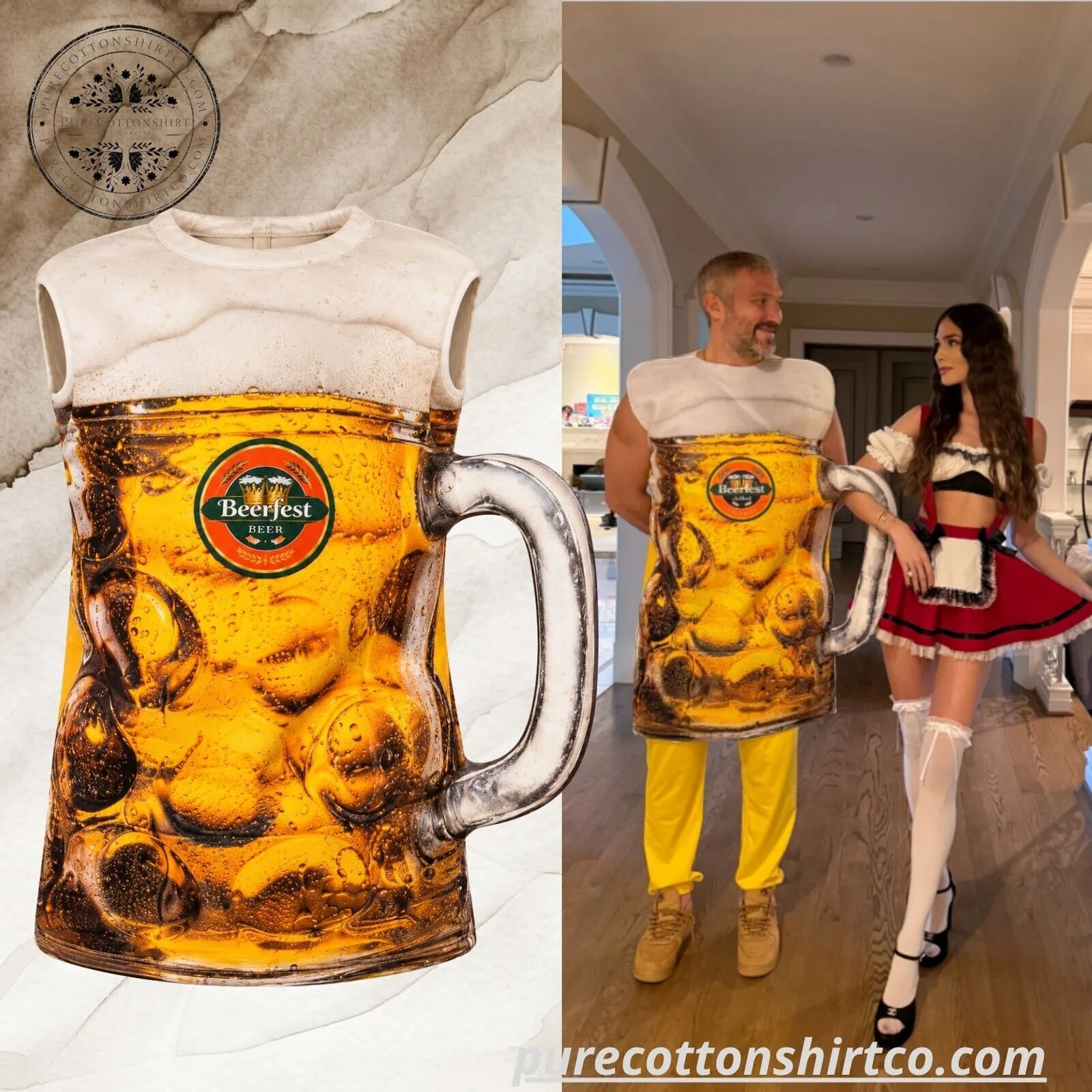 Ovi's Halloween Beer Mug Costume - Funny Oktoberfest Beer Pint Mug Halloween Costume