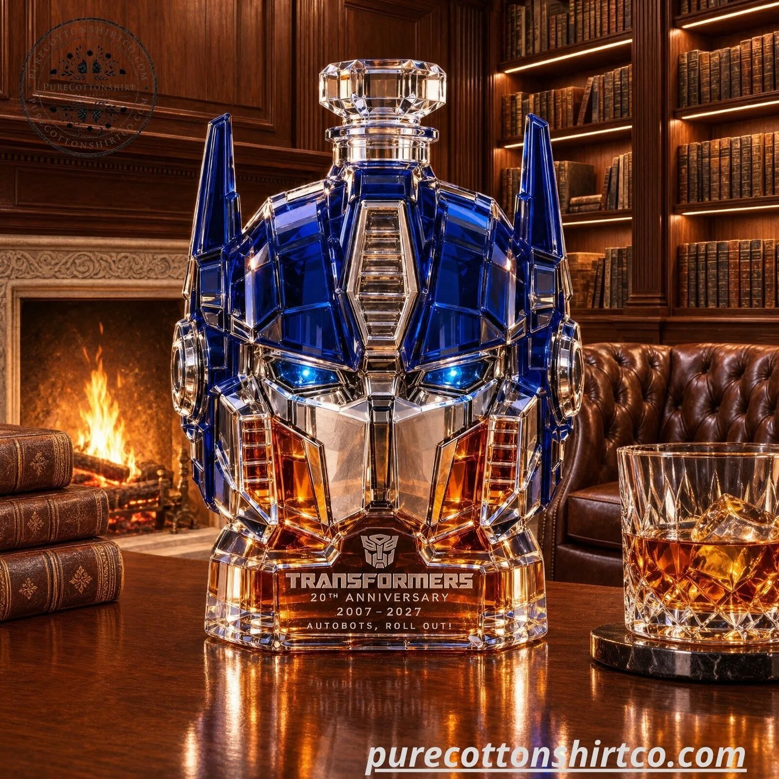 Transformers Optimus Prime Helmet Whiskey Decanter - Crystal Glass Head Bottle 5 Transformers Optimus Prime Helmet Whiskey Decanter - Crystal Glass Head Bottle