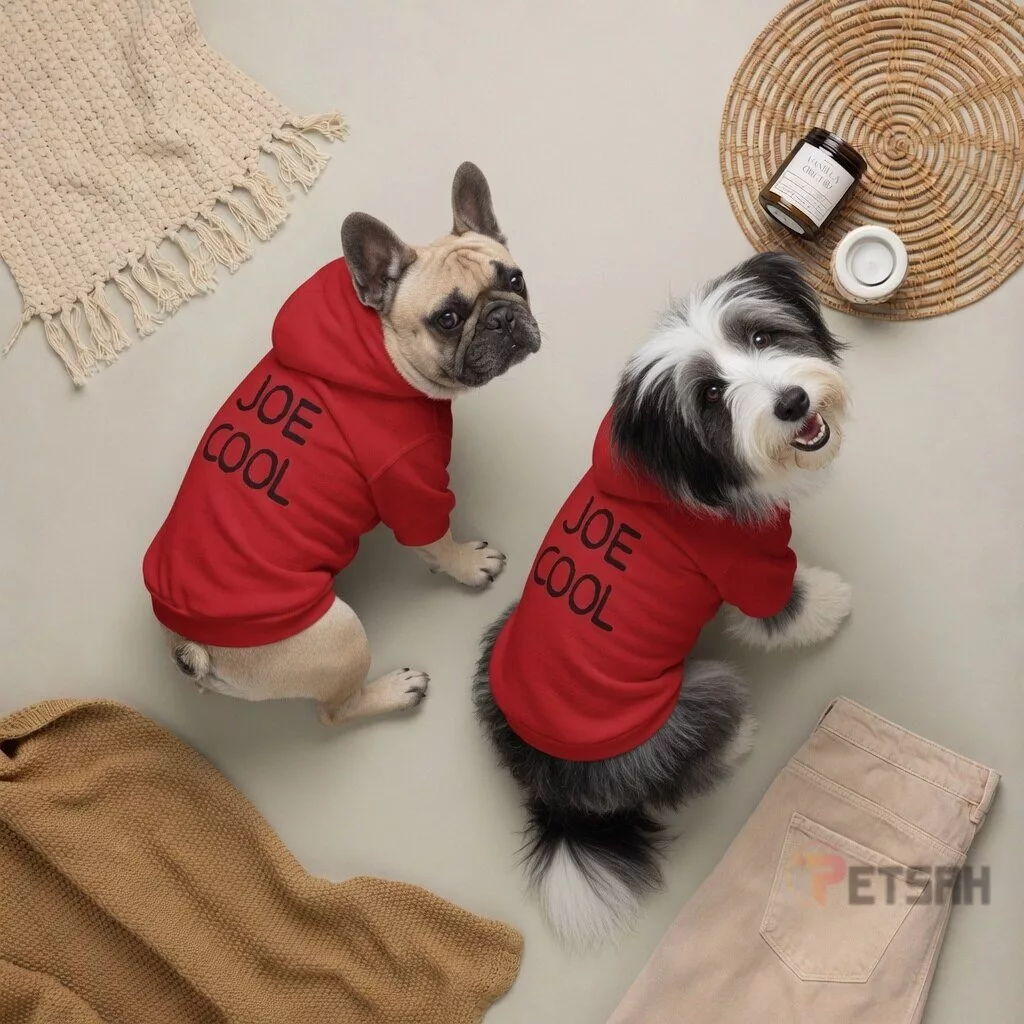 Snoopy Joe Cool Sweatshirt Red AOP Hoodie for Pet