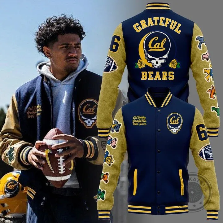 Grateful Dead Varsity Jacket for California Golden Bears Football Fans