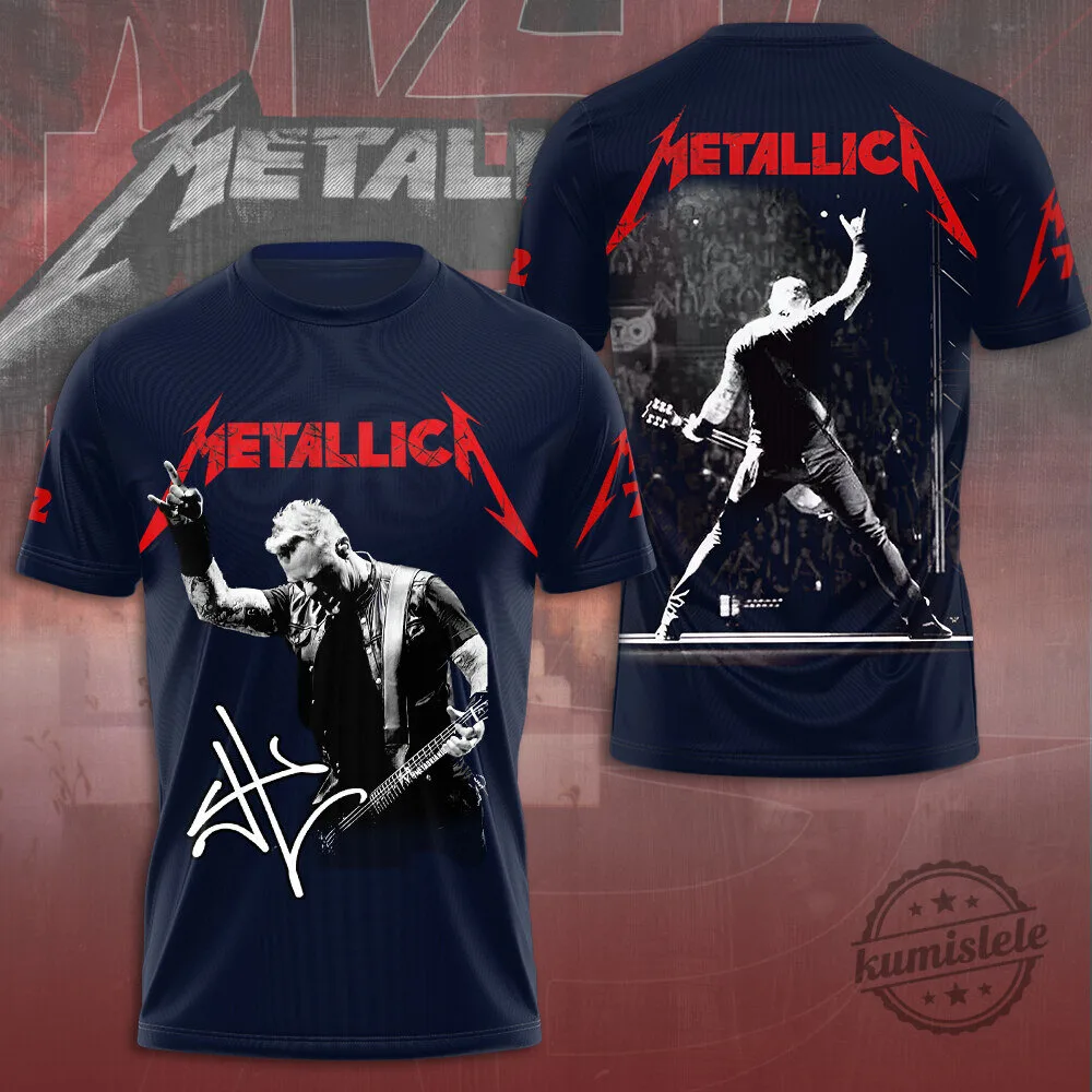 Metallica James Hetfield Concert Graphic T-Shirt