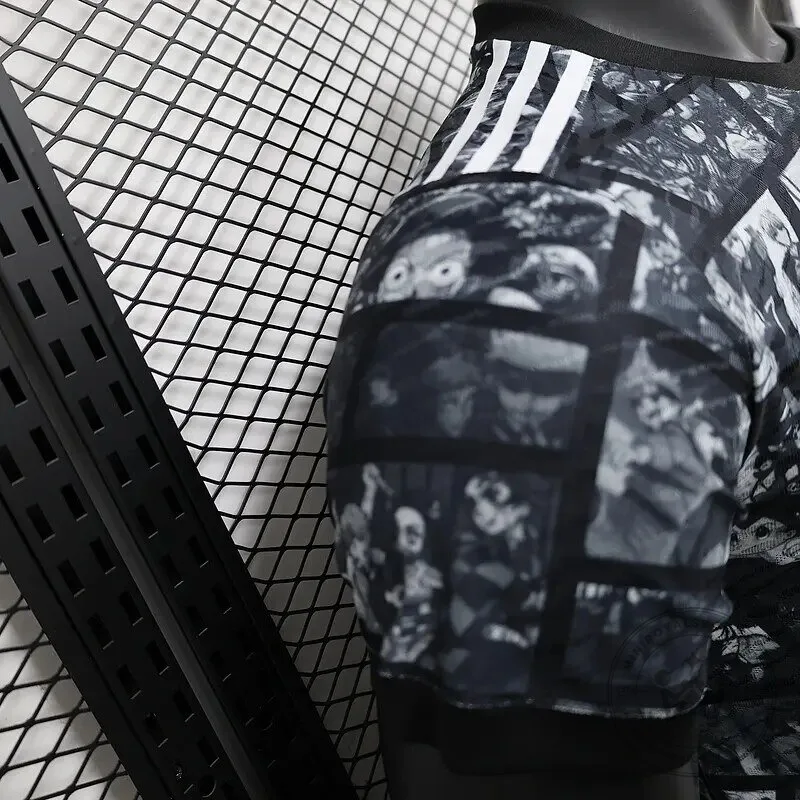 Japan National Football Team Anime Manga Black and White Soccer Jersey 13 Japan National Football Team Anime Manga Black and White Soccer Jersey