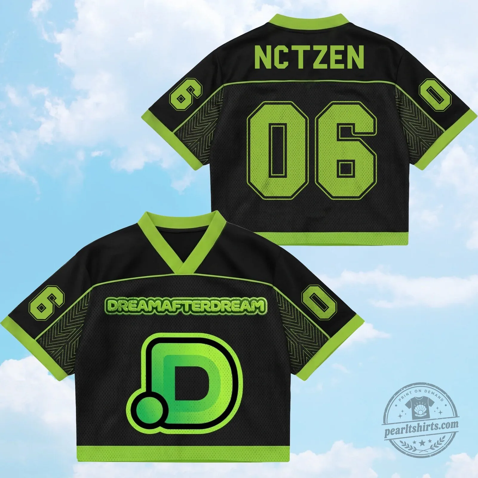 NCT Dream Album Dream After Dream K-Pop Fan Mesh Football Jersey