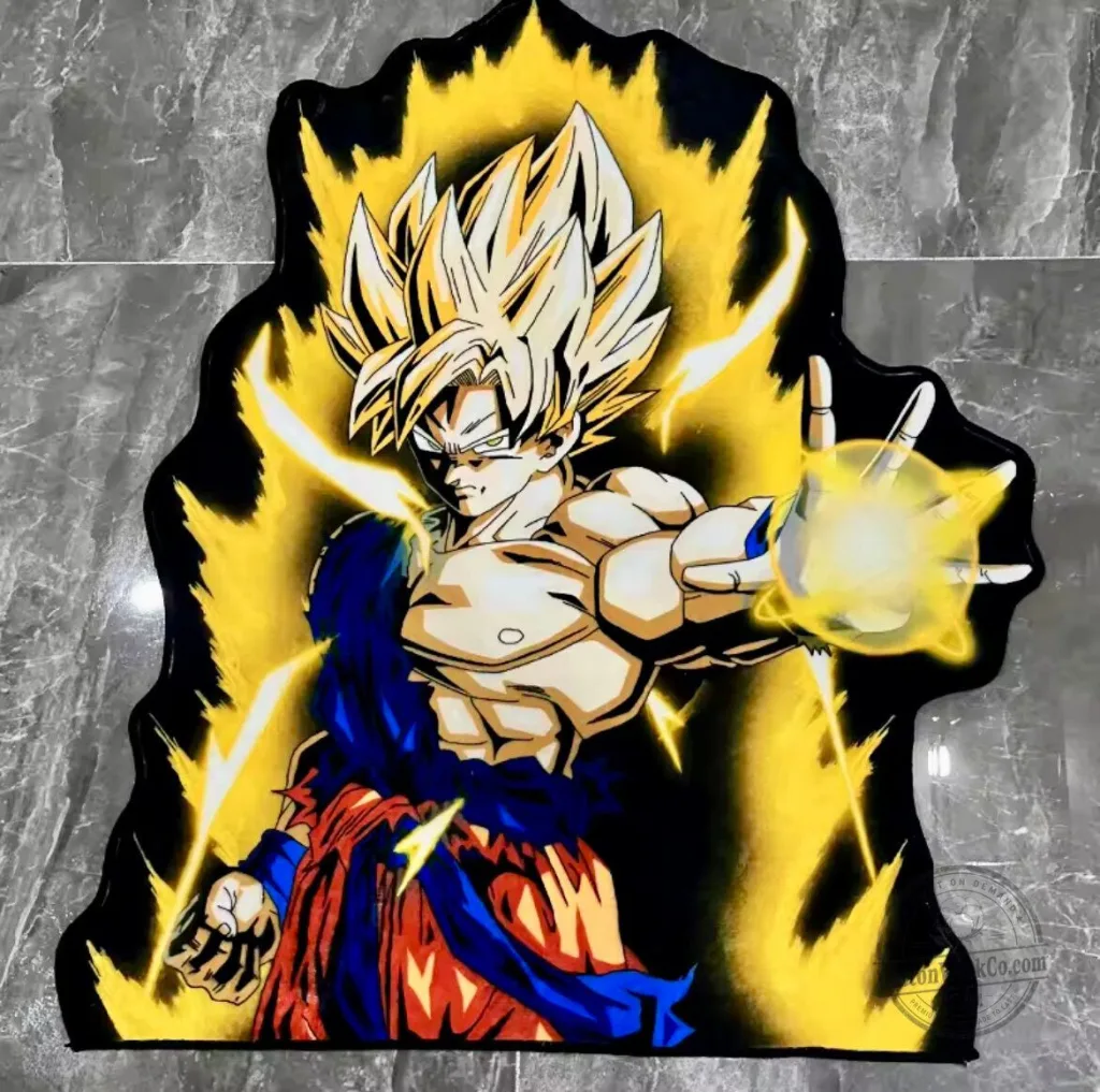Dragon Ball Z Goku Super Saiyan Character Area Rug 10 Dragon Ball Z Goku Super Saiyan Character Area Rug