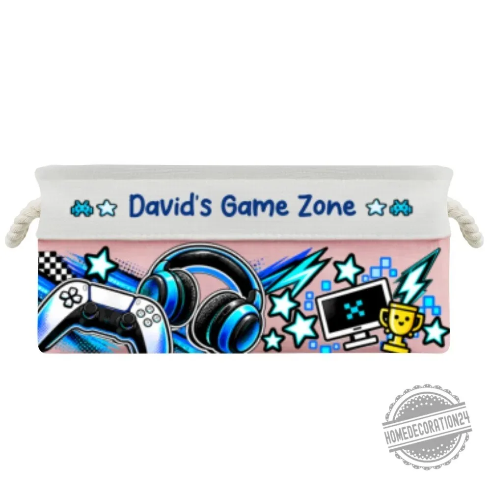 Personalized PC Gaming Storage Basket for Kids and Teens 24 Personalized PC Gaming Storage Basket for Kids and Teens