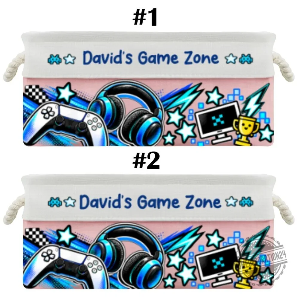 Personalized PC Gaming Storage Basket for Kids and Teens 25 Personalized PC Gaming Storage Basket for Kids and Teens