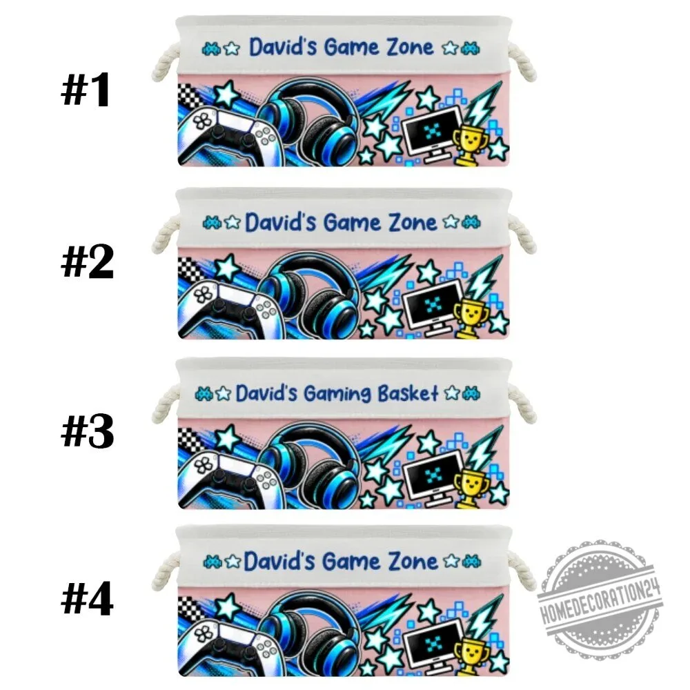 Personalized PC Gaming Storage Basket for Kids and Teens 27 Personalized PC Gaming Storage Basket for Kids and Teens