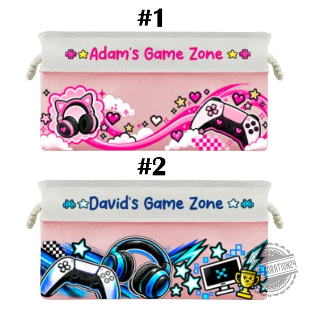 Personalized PC Gaming Storage Basket for Kids and Teens 30 Personalized PC Gaming Storage Basket for Kids and Teens