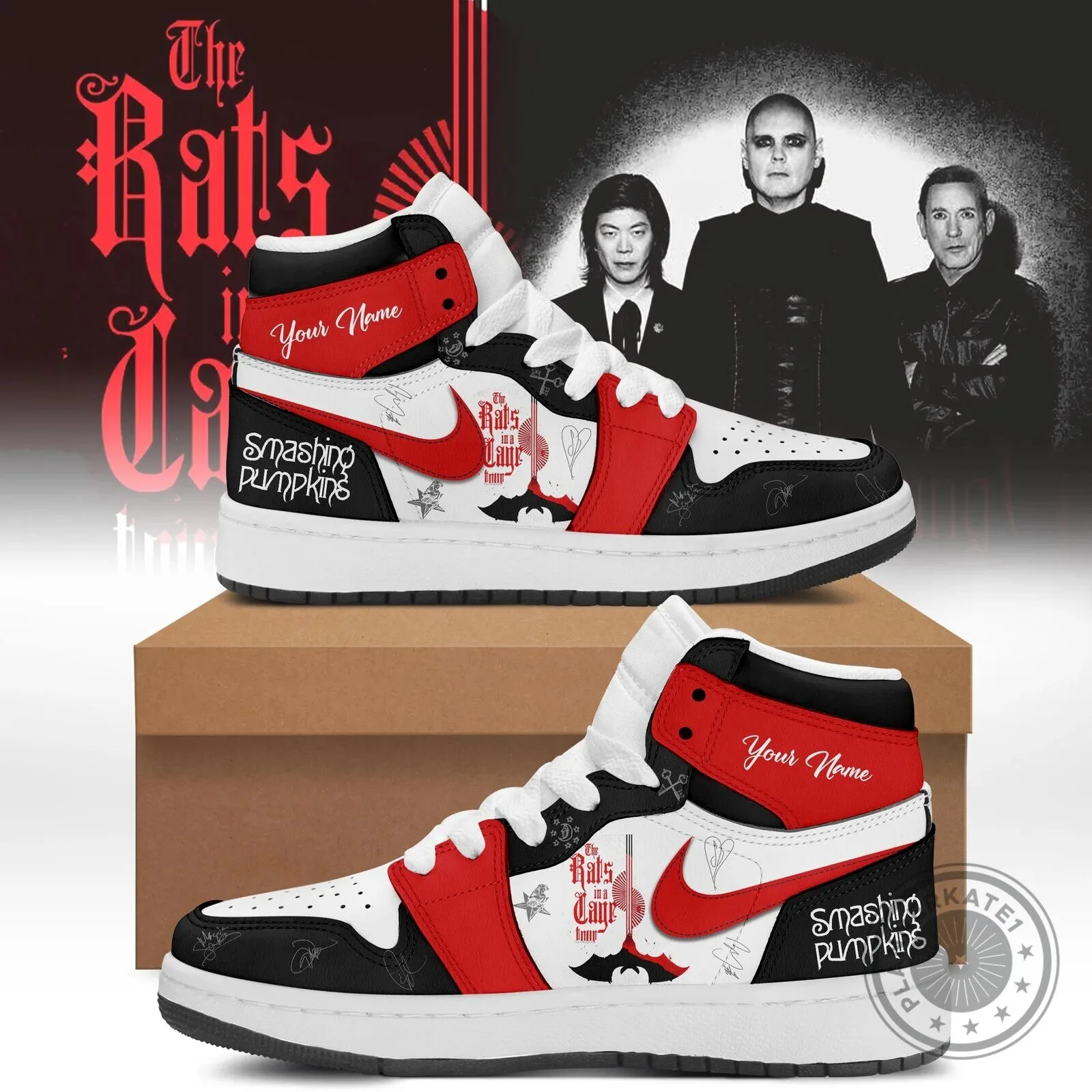 High Top Sneakers from The Smashing Pumpkins Rats In A Cage Tour