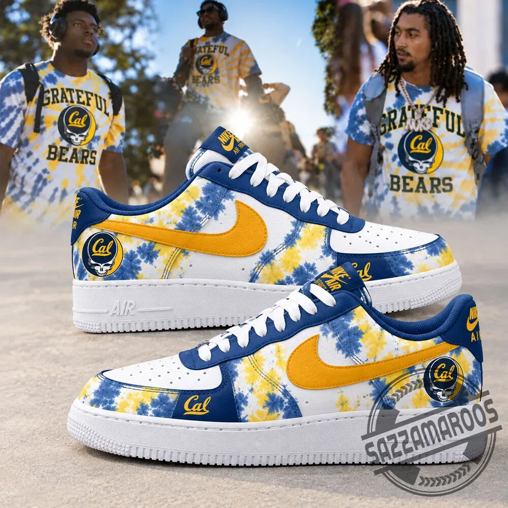 Cal Bears Grateful Dead Tie Dye Air Force 1 Sneakers Shoes 2026 3 Cal Bears Grateful Dead Tie Dye Air Force 1 Sneakers Shoes 2026